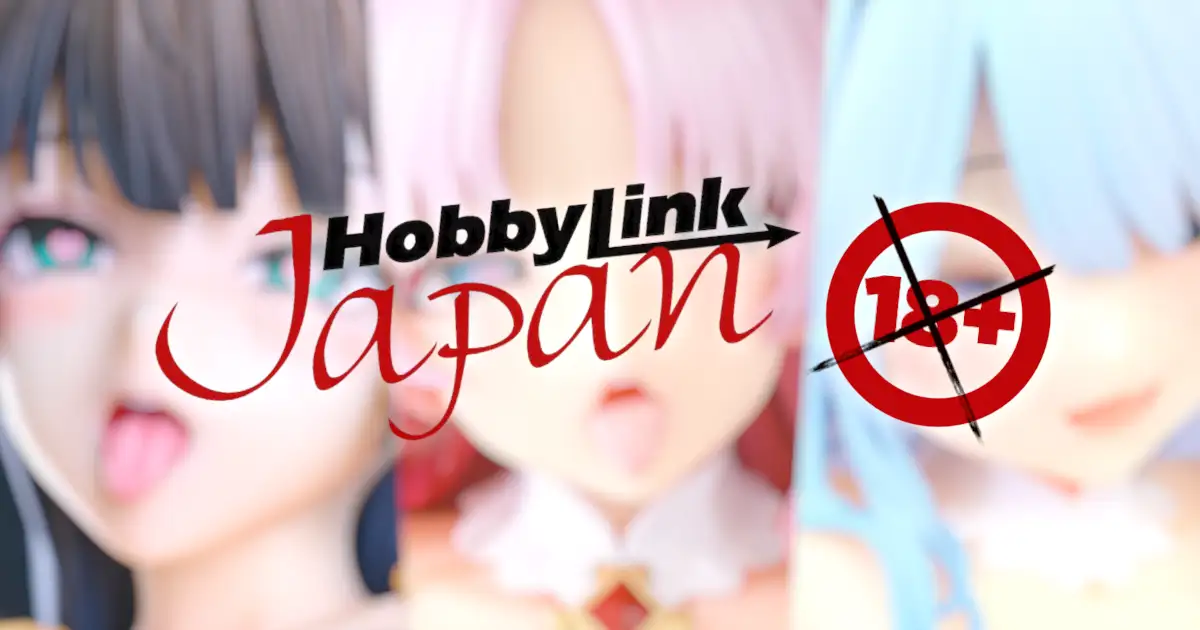 HLJ elimina su sección 18+ y retira figuras y productos para adultos